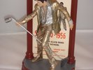 ELVIS PRESLEY Macfarlane Toys figurine, gold lame suit & NYC billboard