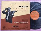 EMIL TELMANYI Bach Solo Violin ORIG Decca LXT 2953 UK-1954 LP EX+