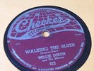 BLUES 78 Willie Dixon - Walking the Blues - Checker Blues 78 RPM - Checker 822