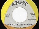 Lucille Mathis 45RPM I'm Not Your Regular Woman Northern Soul Hear it MP3