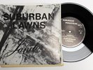 SUBURBAN LAWNS JANITOR 45 ON SUBURBAN INDUSTRIAL B/W PROTECTION 1980 CA NEW WAVE
