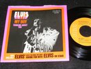 ELVIS PRESLEY Dead Stock 7 inch w Pic Sleeve MY BOY Thinking About You Orange Lb