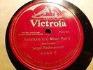 1925 Sergei RACHMANINOFF plays BEETHOVEN C MINOR VARIATIONS 78