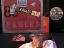EAGLES Eagles Live 2LP EX+ UK w/ POSTER & Inner Sleeves 1980 Gatefold vinyl reco