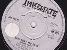 THE POETS Baby don't You do it / I'll Come Home 1966 Immediate IM 024