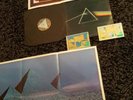 RARE EARLY UK PRESSING PINK FLOYD DARK SIDE OF THE MOON SOLID BLUE TRIANGLE