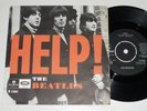 Very rare The Beatles single 45 Help Parlophone Sweden Orange version Exc/Exc+