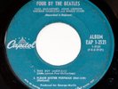 Rare Original Capitol EP Four By THE BEATLES  All My Loving / This Boy / Postman