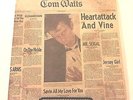 TOM WAITS-HEARTATTACK AND VINE-RARE ORIGINAL PRESSING-LOOKS NON PLAYED-1980