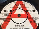 LITTLE ANTHONY AND THE IMPERIALS 'TAKE ME BACK/OUR SONG 60'S RARE NORTHERN SOUL