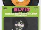Rare Rock 'n Roll 45 & Pic Sleeve- Elvis- Where Did They Go, Lord- RCA # 47-9980