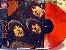 Beatles-Rubber Soul-'82 Japan Mono Red Wax LP W/OBI NEAR MINT