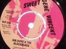 Ian Dury & The Blockheads, Sweet Gene Vincent, NEW/MINT UK 7 inch vinyl single