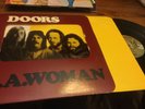 THE DOORS LP L.A. WOMAN 1971 Original Press Cellophane Window Crucifix Insert EX