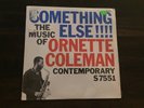 Ornette Coleman LP Something Else  CONTEMPORARY stereo SEALED