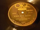 JAZZ LOUIS ARMSTRONG & HIS HOT FIVE West End Blues / Fireworks OKEH 41078 E