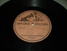 Rare 78rpm Monarch Test Pressing Charles P. Lowe Victor Talking Machine Company
