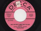 '56 Black Gospel ROSETTA THARPE/HARMONIZING FOUR Don't You Weep M- DJ HEAR BOTH