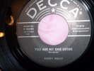 buddy holly 45 rpm record you are my one desire/love me  on decca label