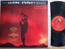 GOUNOD FAUST BIZET Carmen LP Alexander Gibson Living Stereo LSC 2449 NM- 1S/1S