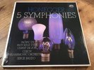3 LP BOX SUPRAPHON 1 10 1741 /3 HONEGGER 5 Symphonies SERGE BAUDO BOOKLET