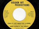 MODERN/NORTHERN SOUL-JAMES BARNES & THE AGENTS-FREE AT LAST (GREAT DAY A-COMIN')