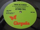 Jethro Tull THICK AS A BRICK UK LP 1ST PRESS WHITE i  - VAULT COPY MINT - LISTEN