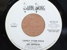 Led Zeppelin Swan Song PROMO 45 RPM Candy Store Rock M- Mono/Stereo