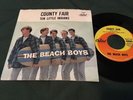 THE BEACH BOYS RARE USA 45 & Picture Sleeve  COUNTY FAIR / TEN LITTLE INDIANS