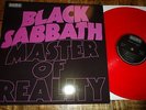 BLACK SABBATH / MASTER OF REALITY / RED COLOURED VINYL   MINT- VINYL