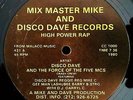 1980 - DISCO DAVE AND THE FORCE OF THE FIVE MCS - HIGH POWER RAP - CRASH CREW