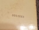 BEATLES WHITE ALBUM 2LP APPLE SWBO101 EXT RARE LOW #0004668 (1968 1st PRESSING)