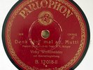 VICKY WERKMEISTER - Denk bloß mal an, Mutti / Ach lieder guter Paul 1928