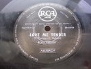 ELVIS PRESLEY 78 RPM LOVE ME TENDER NEW ZEALAND RCA 20-6643
