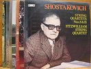 Ed.1-7 Lps Shostakovich-String Quartets-Fitzwilliam-Oiseau Lyre pink labels