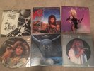 6 LP Records Vinyl Bon Jovi Cooper Kix Plant Rush Lita Ford Picture Discs