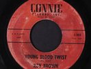 ROY BROWN: Young Blood Twist / I Love A Woman 45 rare Blues & R&B