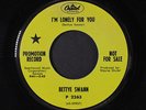 BETTYE SWANN: I'm Lonely For You / Closed For The Season 45 (dj) Soul