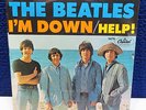 VINTAGE BEATLES 45 RECORD HELP  I'M DOWN EAST COAST SWIRL with PICTURE SLEEVE