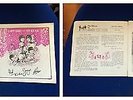 COVER ONLY RARE ITALIAN BEATLES FAN CLUB FLEXI XMAS 1964 HAPPY CRIMBLE RARE RARE
