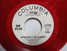 BOB DYLAN positively 4th street / same RED VINYL PROMO COLUMBIA 1965