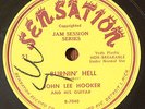 JOHN LEE HOOKER Burnin Hell SENSATION 21 Sadie Mae Very Rare Blues 78 VG