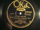 78:OKEH 41037 - GUS ARNHEIM - IF I CAN'T HAVE YOU /BACK IN YOUR OWN BACK YARD -E