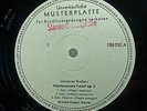 DGG red Stereo NM WL Test PROMO LP: KEMPFF / BRAHMS 