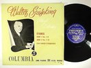 WALTER GIESEKING (piano) Debussy Etudes Book 1, 2 COLUMBIA 33 CX 1261 blue/gold