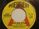 Albert Washington And The Kings - These Arms Of Mine UK PROMO SOUL FUNK Vinyl 45