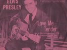 ELVIS PRESLEY Love Me Tender RCA VICTOR DOG Silverline 45 RECORD + PS ORIG 1956