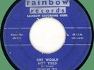 DO-RAY-ME TRIO She Would Not Yield / I'm Used to You 45rpm Rainbow 1952 doo-wop