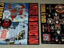 GUNS N ROSES APPETITE FOR DESTRUCTION UNCENSORED COVER LP RECORD W STICKER SHEET