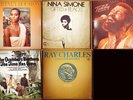 Nina Simone, Teddy Pendergrass, Ray Charles, Whitney vinyl LP's